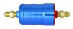 BULLET MOTORSPORT FUEL FILTER Jic6-Jic6 FILTER (Blue) with mounting clips