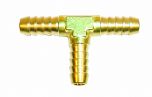 Brass 'T' Piece for 8mm (5/16")  Fuel Pipe 