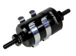 Black Bullet Performance Fuel Filter 8mm - 8mm with mounting clips, 10 Micron