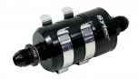 SYTEC Bullet fuel Filter Jic8 - Jic8 (Black) with mounting clips. 10 Micron Paper Element