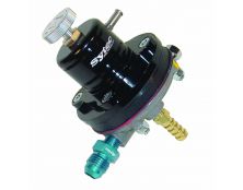 Sytec 1:1 Adjustable Motorsport Fuel Regulator (Jic6-8mm) Black