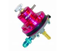 Sytec 1:1 Adjustable Motorsport Fuel Regulator (Jic6-8mm) Red