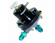 Sytec Adjustable Motorsport Fuel Regulator (Jic6-Jic6) Black