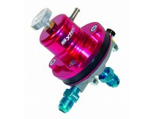 Sytec 1:1 Adjustable Motorsport Fuel Regulator (Jic6-Jic6) Red