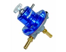 SYTEC Fuel Pressure Regulator 1:1, 10mm Tails In & Out (Blue)