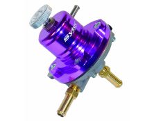 SYTEC Fuel Pressure Regulator 1:1, 10mm Tails In & Out (Purple)