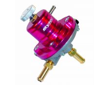 SYTEC Fuel Pressure Regulator 1:1, 8mm Tails In & Out (Red)