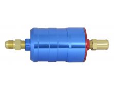 BULLET FUEL FILTER 15MM TO JIC-6 (Blue)