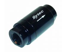 Non Return Valve with 1/8 NPTF Female Connection (Black) Sytec