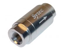 Sytec One Way Valve with 1/8 NPTF Female Connection (Silver)