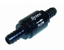 Sytec One Way Valve with 8mm push on tails (Black)