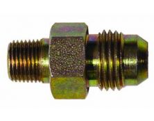 Steel Straight Union 1/8th nptf - JIC6