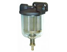 Malpassi Fuel Filter & Water Separator (Inox) Transparent Bowl 1/8th nptf