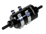 Black Bullet Performance Fuel Filter 8mm - 8mm with mounting clips, 10 Micron
