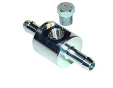 FUEL LINE GAUGE ADAPTOR (SOLID) 8mm Tails
