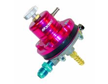 Sytec 1:1 Adjustable Motorsport Fuel Regulator (Jic6-8mm) Red