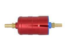 BULLET FUEL FILTER 10mm-10mm (Red)