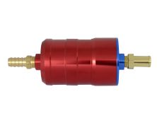 BULLET FUEL FILTER 12mm-10mm (Red)