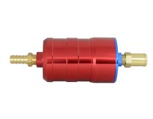 BULLET FUEL FILTER 15mm-10mm (Red)