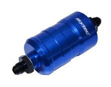 Bullet Fuel Filter Jic6 - Jic6 (BLUE) with mounting clips, 10 Micron paper element