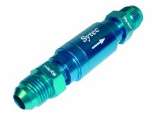 Sytec One Way Valve with Male JIC-6 Connections (Blue)