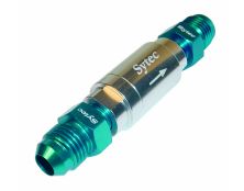 Sytec One Way Valve with Male JIC-6 Connections (Silver)