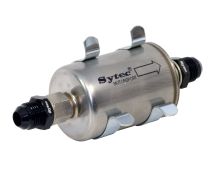 Sytec Motorsport Fuel Filter with  JIC8 tails with Mounting Clips