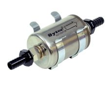Sytec Motorsport Fuel Filter with 12mm tails with Mounting Clips