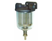 Diesel Water Separator (Inox) Transparent Bowl 1/8th nptf (Malpassi)