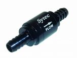 Sytec One Way Valve with 8mm push on tails (Black)