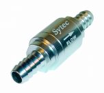 Sytec One Way Valve with 8mm push on tails (Silver)