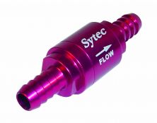 Sytec One Way Valve with 8mm push on tails (Red)